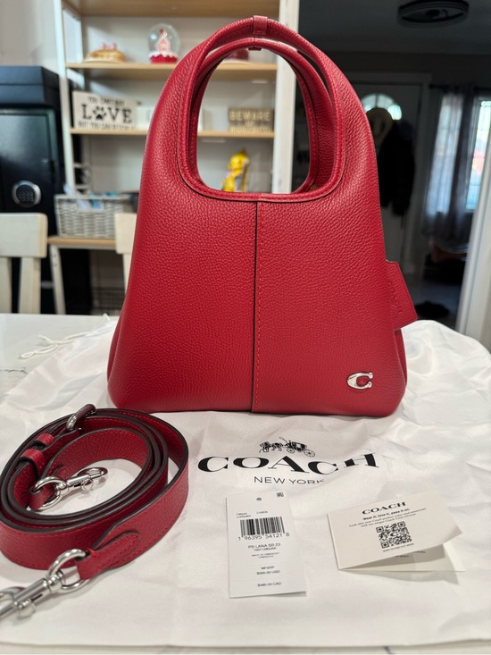 Coach Handbags - NWT - COACH - Lana 23 - “Ruby” - Silver Hardware